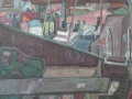 In Erwartung der Ausfahrt, 2004, Öl, Leinwand, 70x80 cm