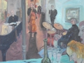 Jazzfest - Vernissage bei Rose, 2009, Öl, Leinwand, 60x70 cm