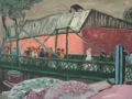 Kleine Drehbrücke im Hafen von Klaipeda, 2005, Öl, Leinwand, 40x50 cm