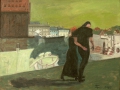 Paar am Kai, 2000, Öl, Leinwand, 70x90 cm