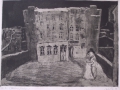 Clärchens Ballhaus (aus der Folge "Berlin Alexanderplatz" nach A. Döblin), 1978, Aquatinta