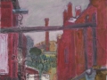 Kulturbrauerei II, 2006, Aquatinta, übermalt, 29,5x24,8 cm