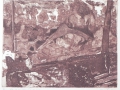 Steilküste II,  Abend an der Küste, 2011, Aquatinta