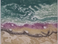 Steilküste an der Ostsee, 2006, Farbaquatinta, 30x39 cm